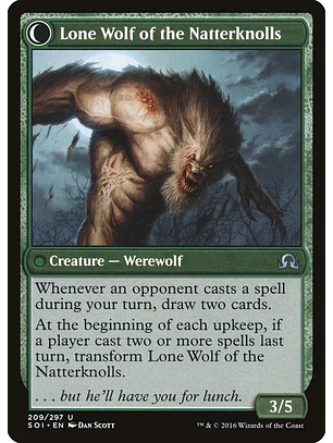 Hermit of the Natterknolls // Lone Wolf of the Natterknolls | Inglés | NM | SOI