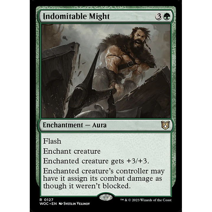 Indomitable Might | Inglés | NM | WOC 1