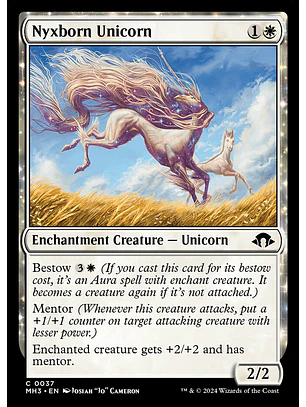 Nyxborn Unicorn (foil) | Español | NM | MH3
