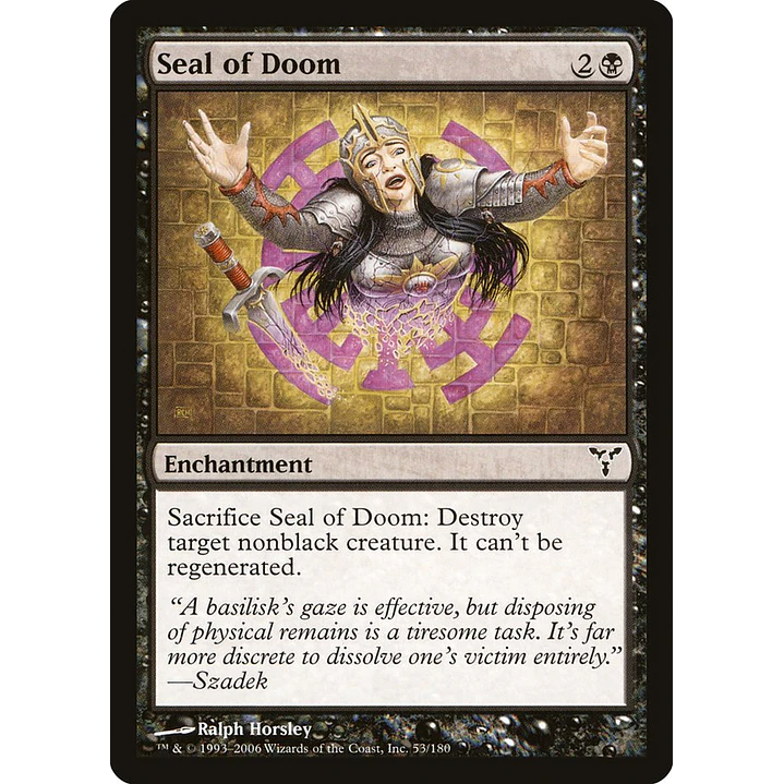 Seal of Doom | Español | NM | DIS 1