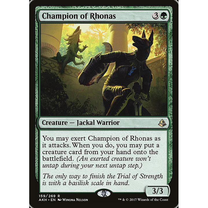 Champion of Rhonas | Ruso | NM | AKH 1