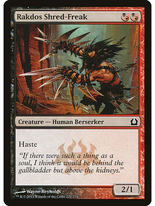 Rakdos Shred-Freak | Español | NM | RTR