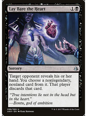Lay Bare the Heart | Español | NM | AKH