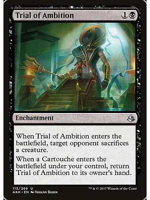Trial of Ambition | Español | NM | AKH