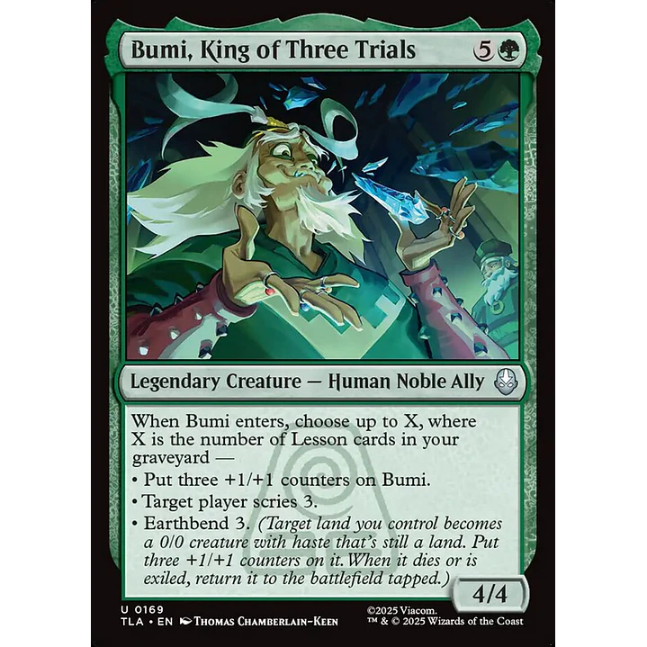 Bumi, King of Three Trials (foil) | Español | NM | TLA 1