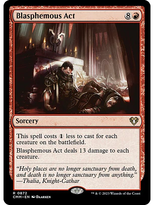 Blasphemous Act | Inglés | NM | CMM