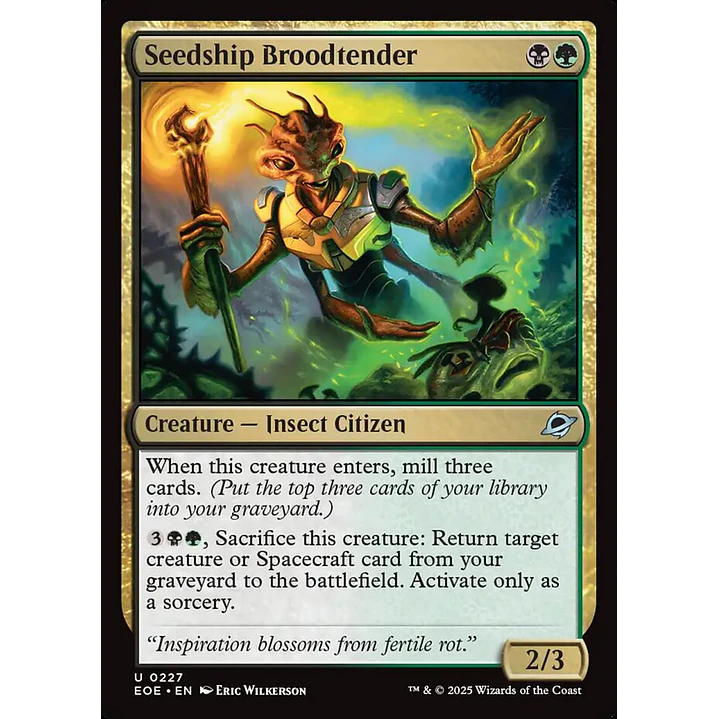 Seedship Broodtender (foil) | Inglés | NM | EOE 1