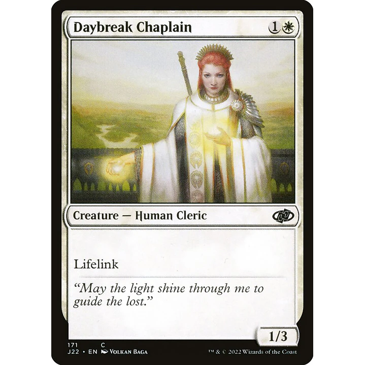 Daybreak Chaplain | Inglés | NM | J22 1