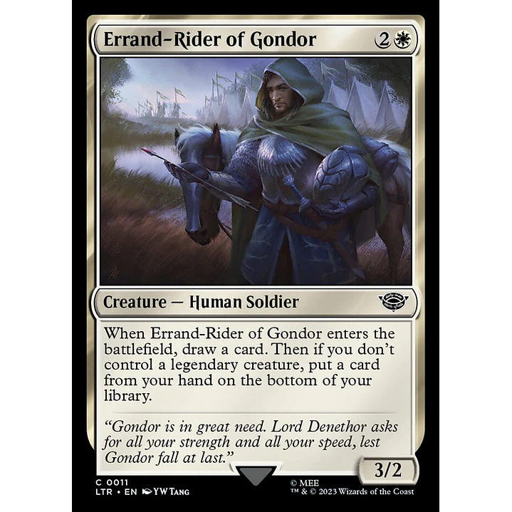 Errand-Rider of Gondor | Español | NM | LTR 1