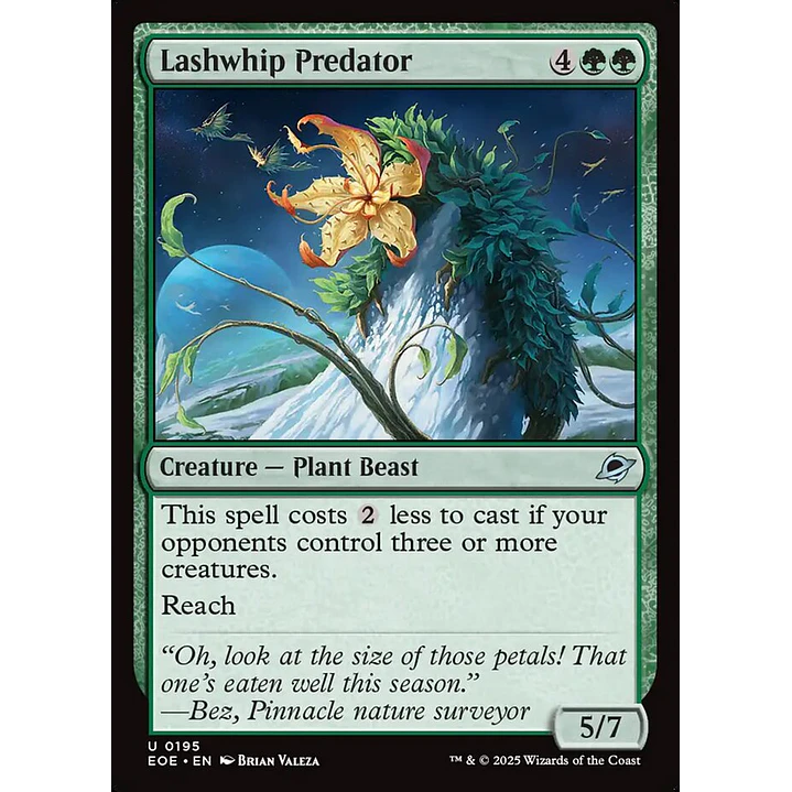 Lashwhip Predator | Inglés | NM | EOE 1