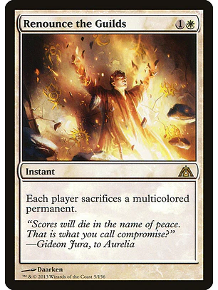 Renounce the Guilds | Español | NM | DGM