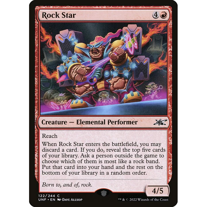 Rock Star | Inglés | NM | UNF 1