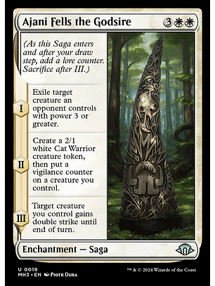 Ajani Fells the Godsire | Español | NM | MH3