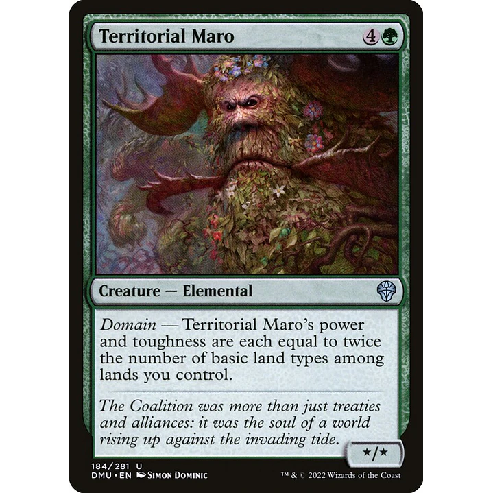 Territorial Maro | Inglés | NM | DMU 1