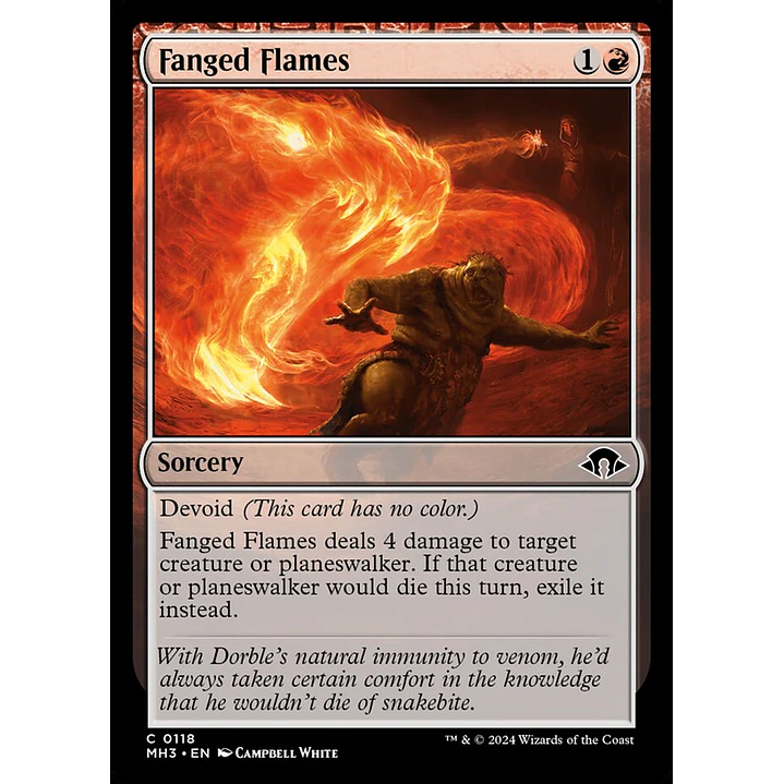 Fanged Flames | Español | NM | MH3 1
