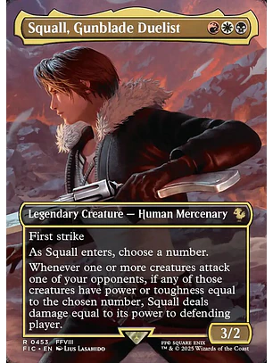 Squall, Gunblade Duelist (Borderless) | Inglés | NM | FIC