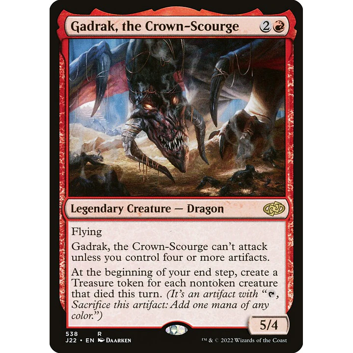Gadrak, the Crown-Scourge | Inglés | NM | J22 1