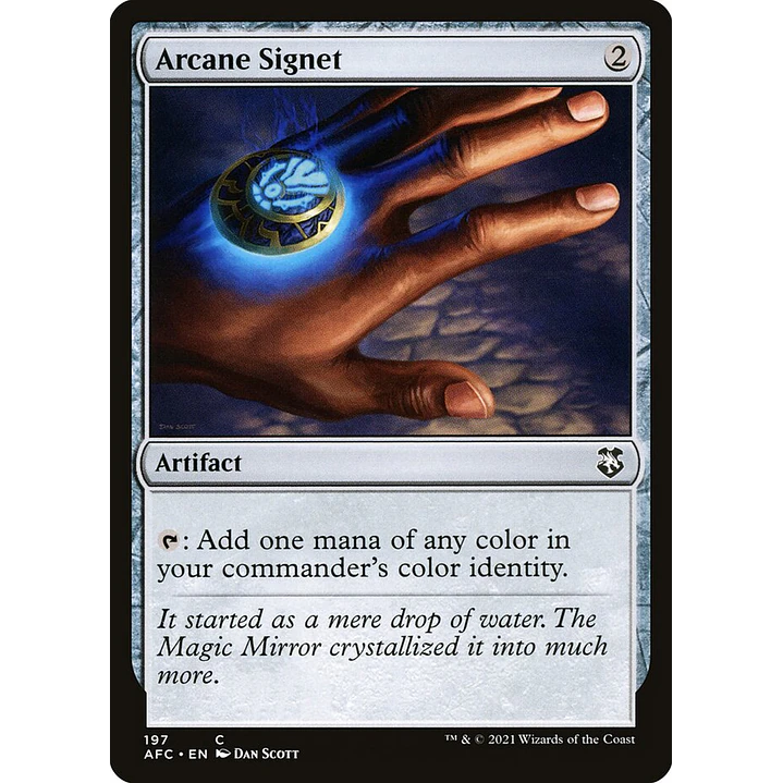 Arcane Signet | Español | NM | AFC 1