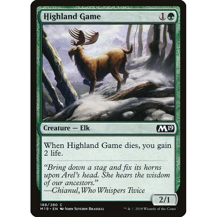 Highland Game | Inglés | NM | M19 1