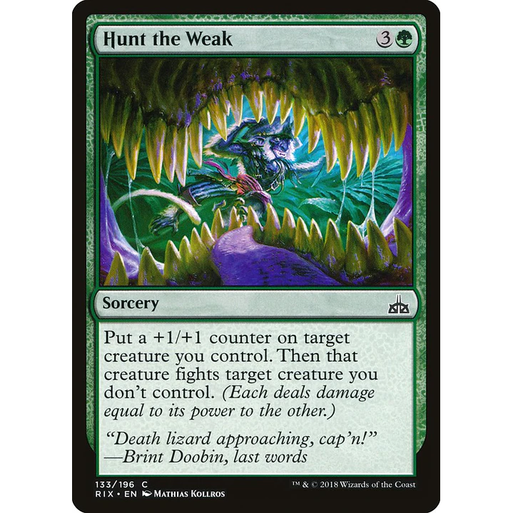 Hunt the Weak | Inglés | NM | RIX 1