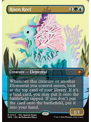 Risen Reef (Borderless) | Español | NM | SPG