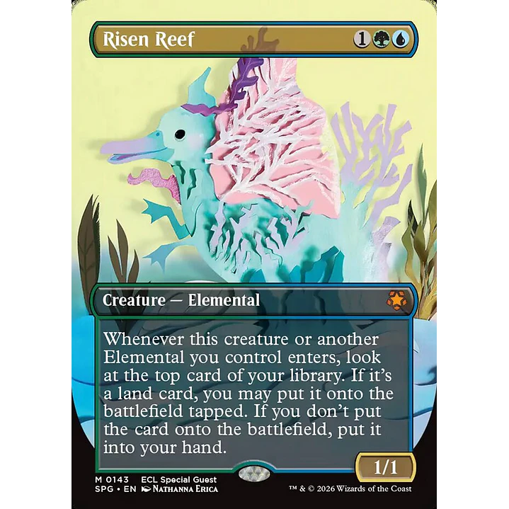 Risen Reef (Borderless) | Español | NM | SPG 1