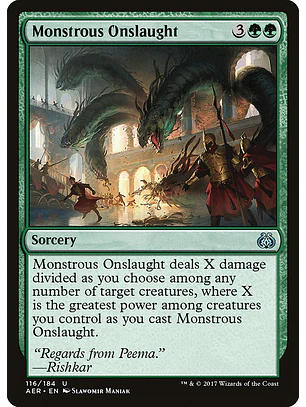 Monstrous Onslaught | Inglés | NM | AER