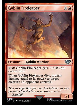 Goblin Fireleaper | Español | NM | LTR