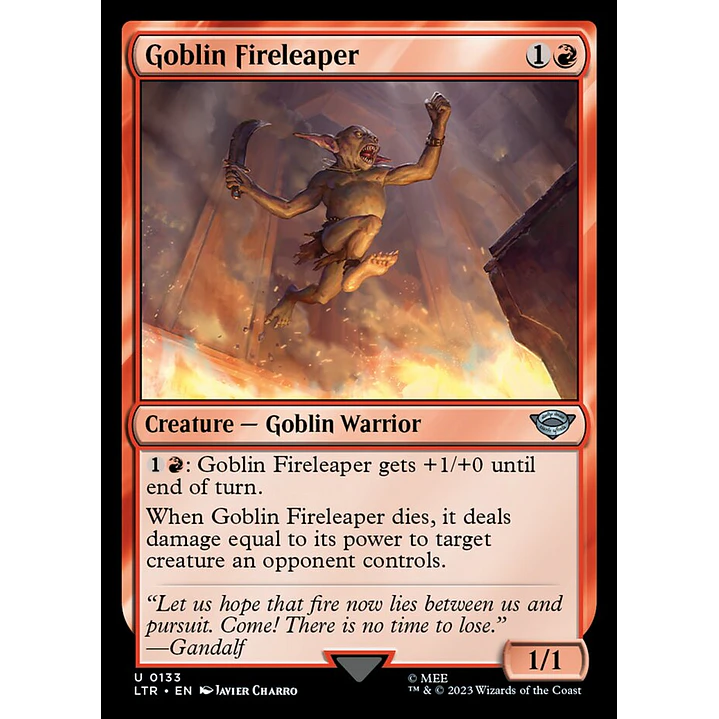 Goblin Fireleaper | Español | NM | LTR 1