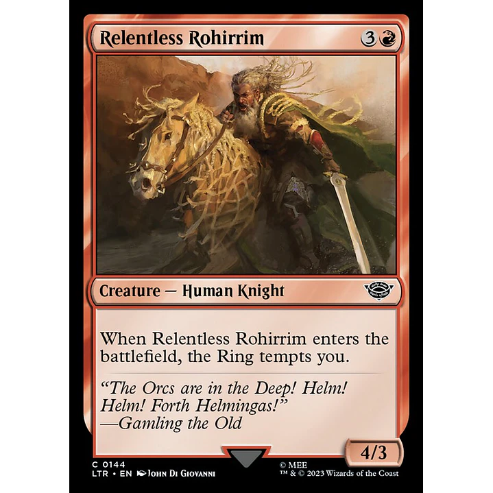 Relentless Rohirrim | Español | NM | LTR 1