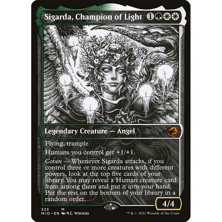 Sigarda, Champion of Light (Showcase foil) | Español | NM | MID 1