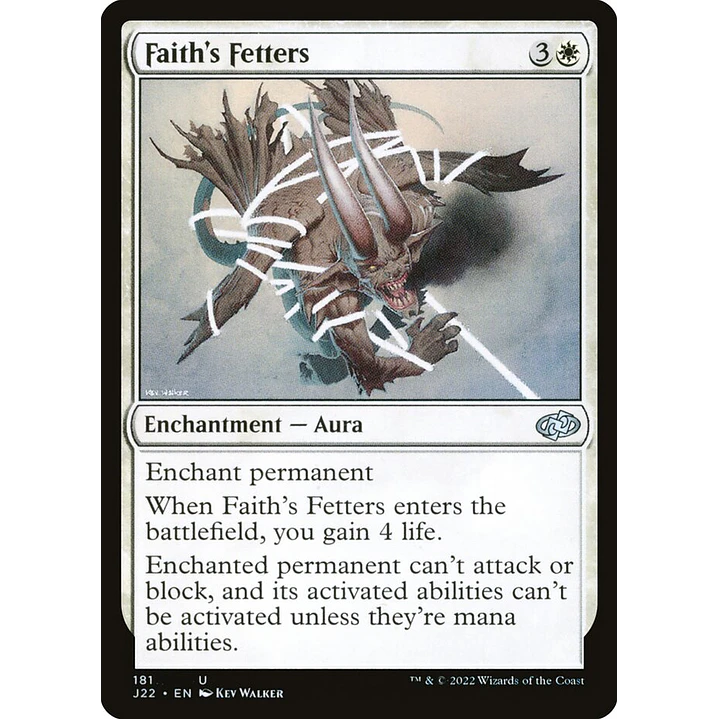 Faith's Fetters | Inglés | NM | J22 1