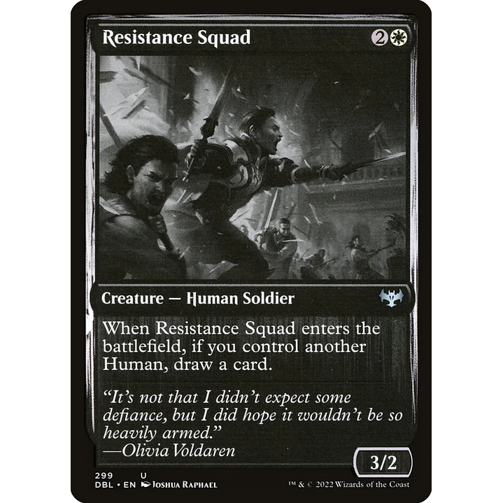 Resistance Squad | Inglés | NM | DBL 1