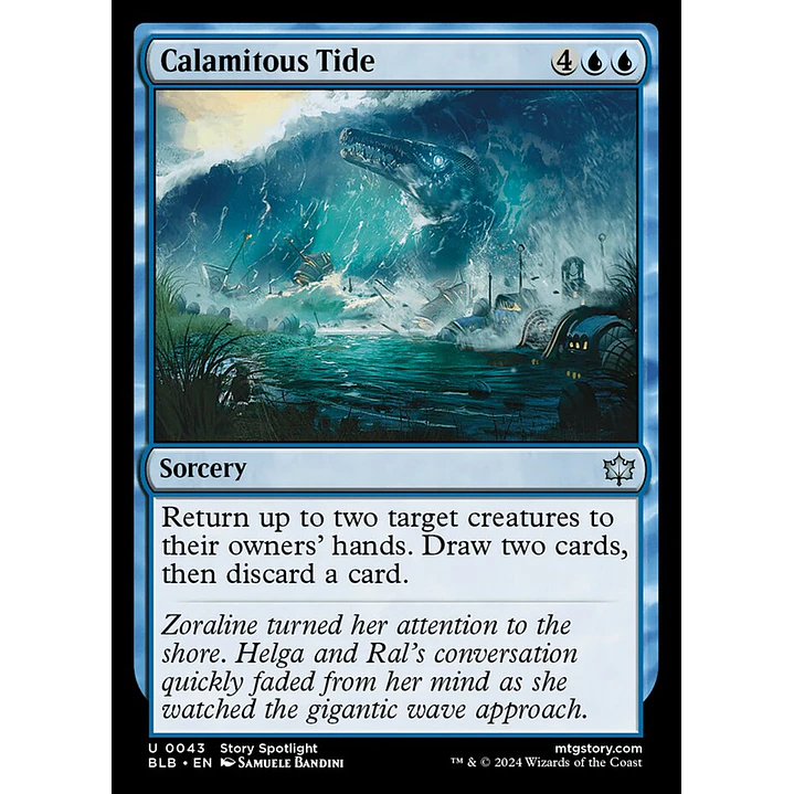 Calamitous Tide | Inglés | NM | BLB 1