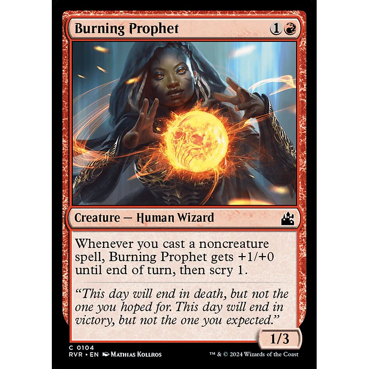 Burning Prophet | Español | NM | RVR 1