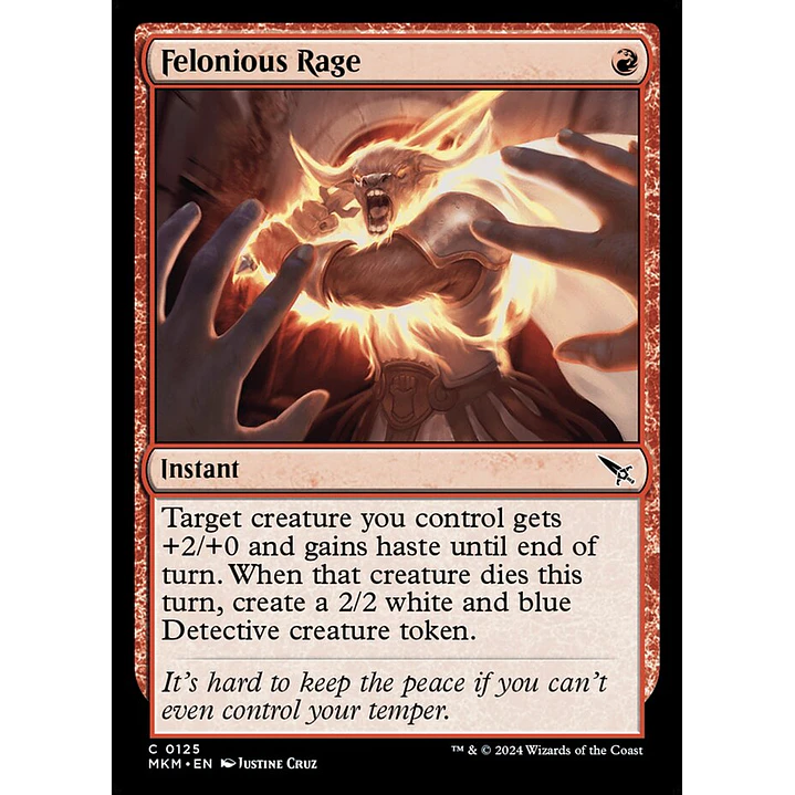 Felonious Rage | Español | NM | MKM 1