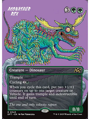 Agonasaur Rex (Borderless foil) | Inglés | NM | DFT