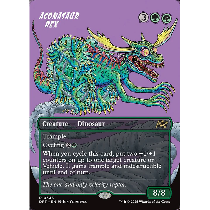 Agonasaur Rex (Borderless foil) | Inglés | NM | DFT 1