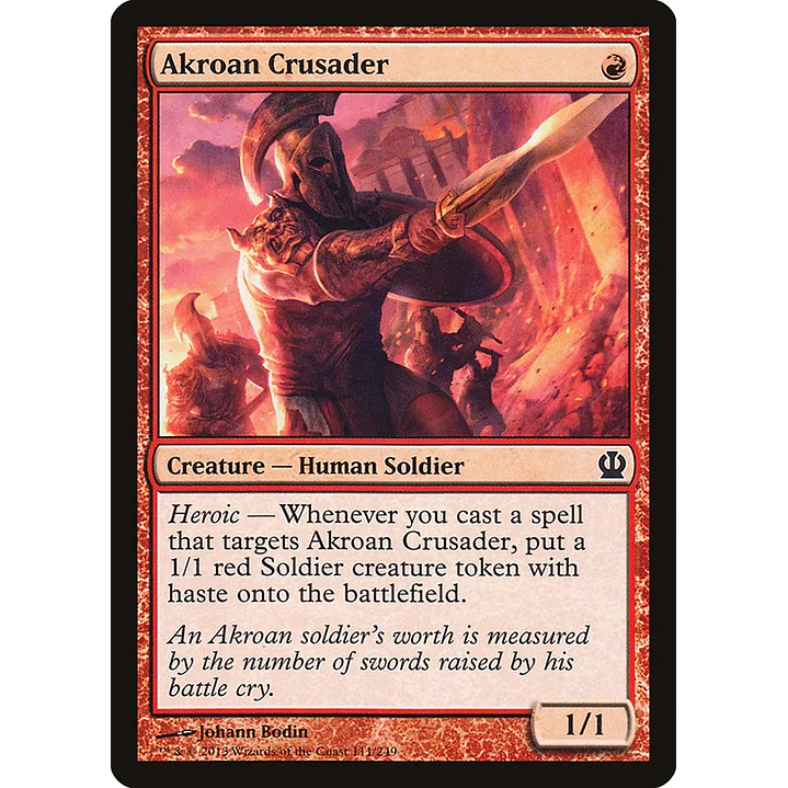 Akroan Crusader | Español | NM | THS 1
