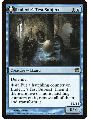 Ludevic's Test Subject // Ludevic's Abomination | Japonés | NM | ISD