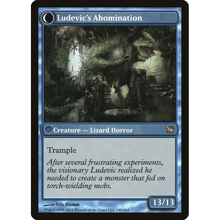 Ludevic's Test Subject // Ludevic's Abomination | Japonés | NM | ISD 2