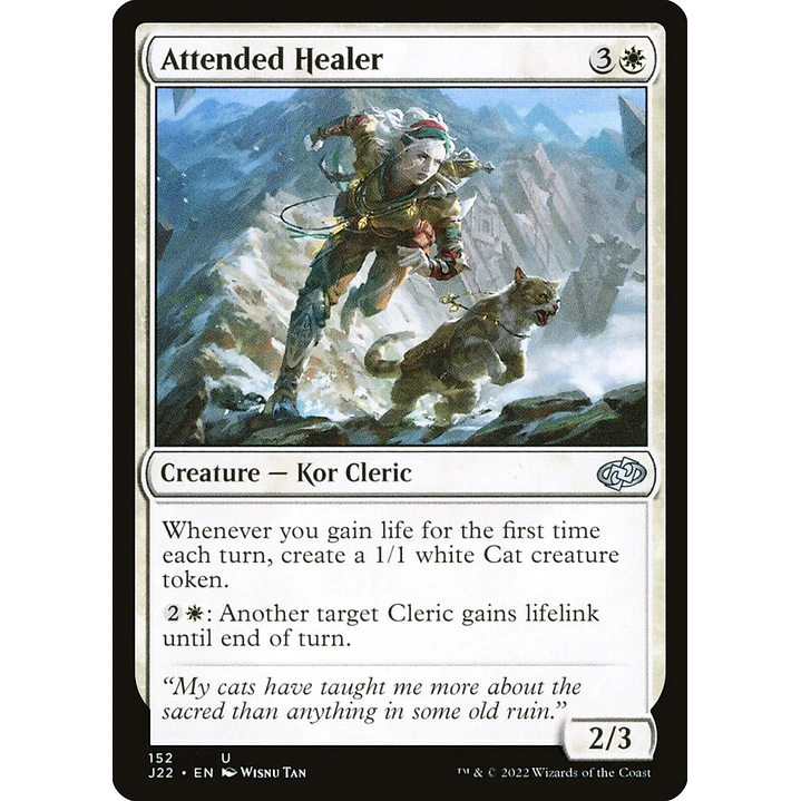 Attended Healer | Inglés | NM | J22 1