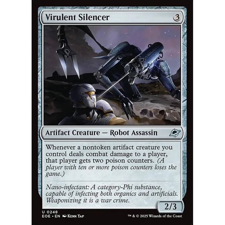 Virulent Silencer | Inglés | NM | EOE 1