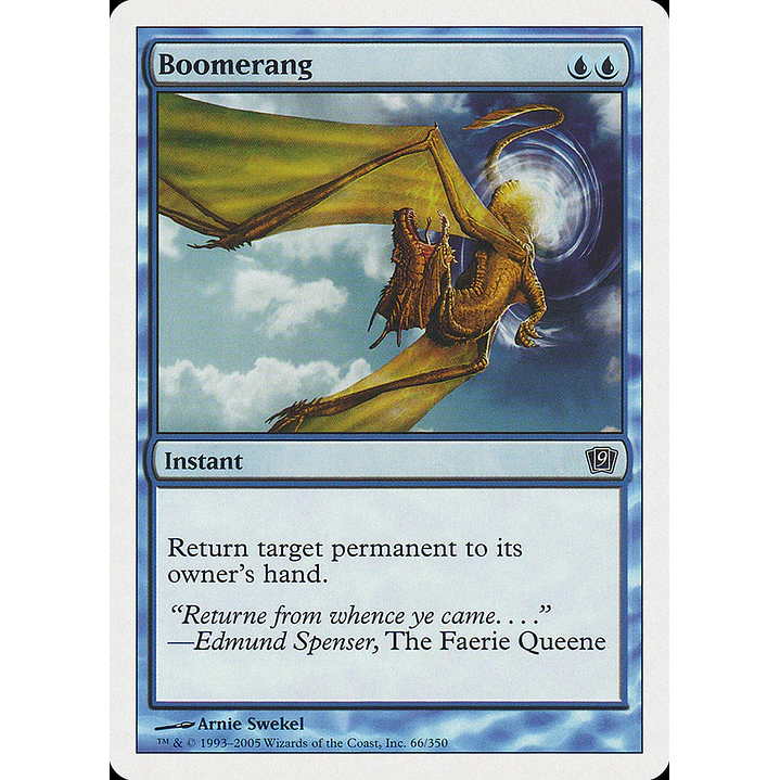 Boomerang | Español | NM | 9ED 1