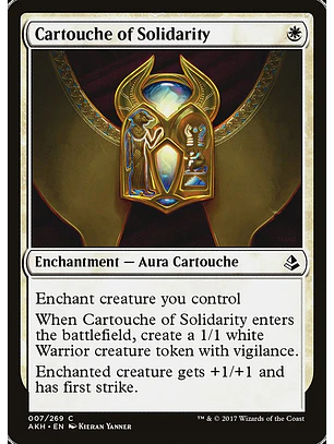 Cartouche of Solidarity | Español | NM | AKH