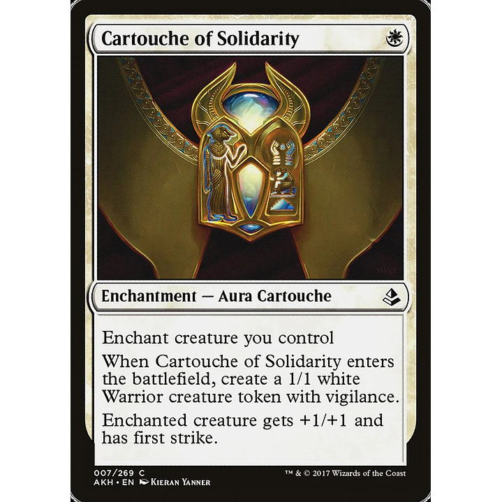 Cartouche of Solidarity | Español | NM | AKH 1
