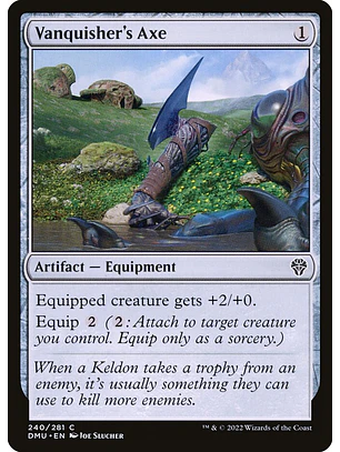 Vanquisher's Axe | Español | NM | DMU