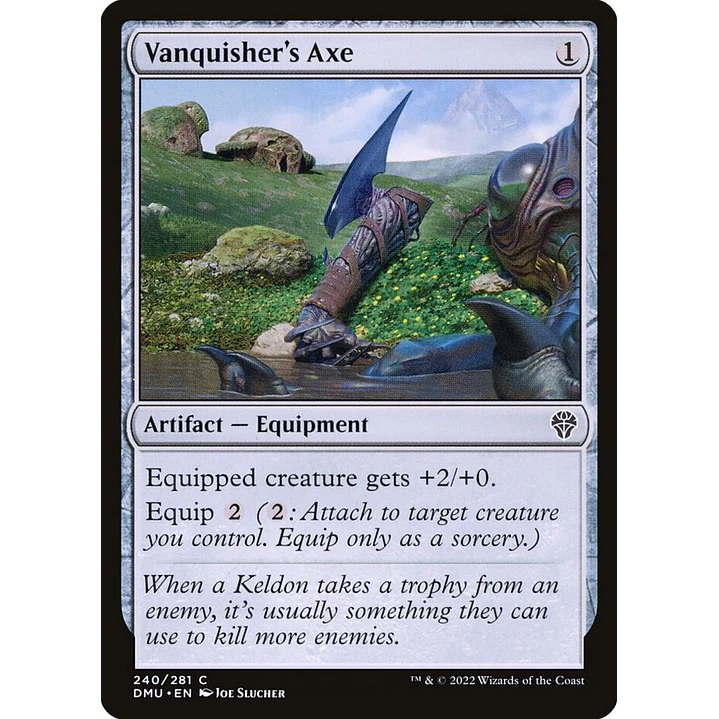 Vanquisher's Axe | Español | NM | DMU 1