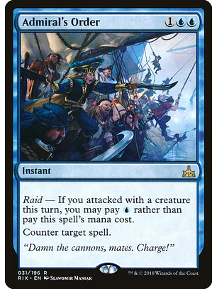 Admiral's Order | Inglés | NM | RIX