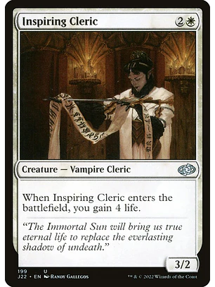 Inspiring Cleric | Inglés | NM | J22